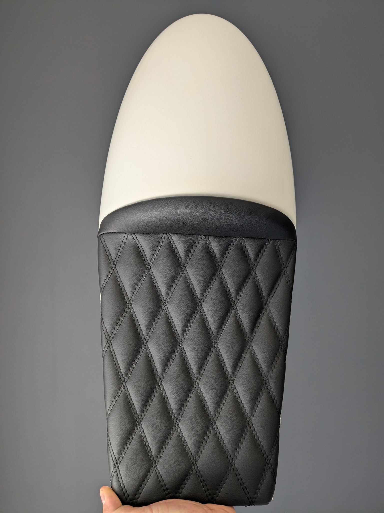 Universal Cafe Racer Rear Fairing With Leather Saddle