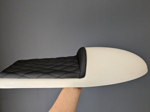 Universal Cafe Racer Rear Fairing With Leather Saddle