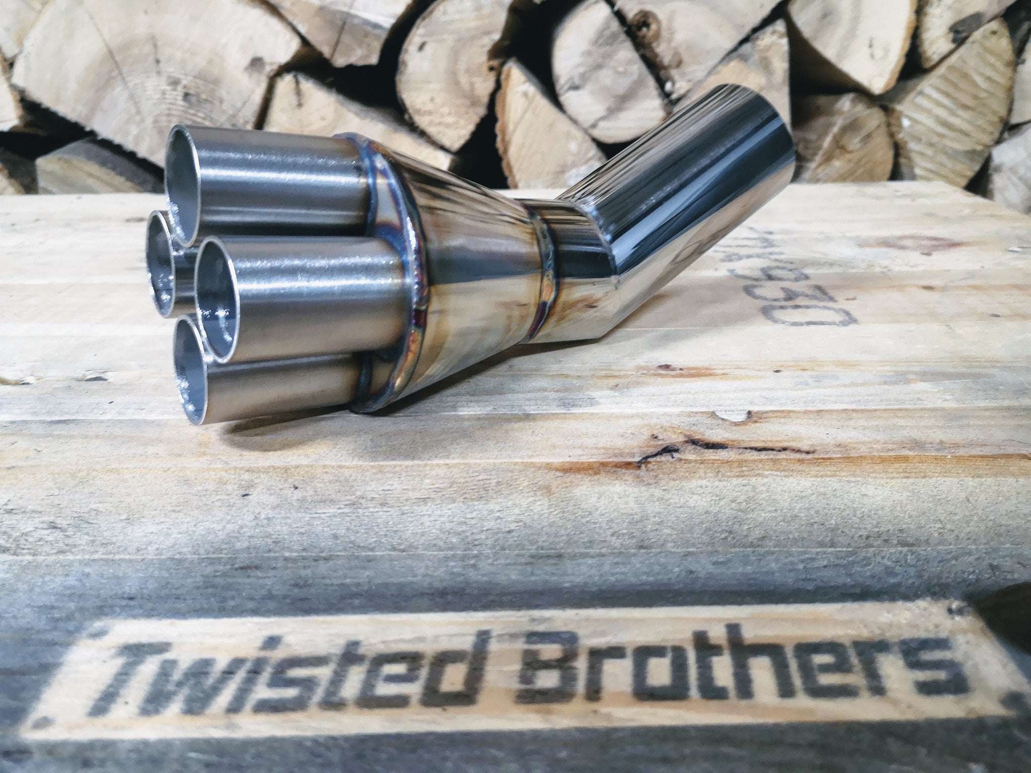 BMW K100/ K1100 Cafe Racer Exhaust Collector 4 to 1