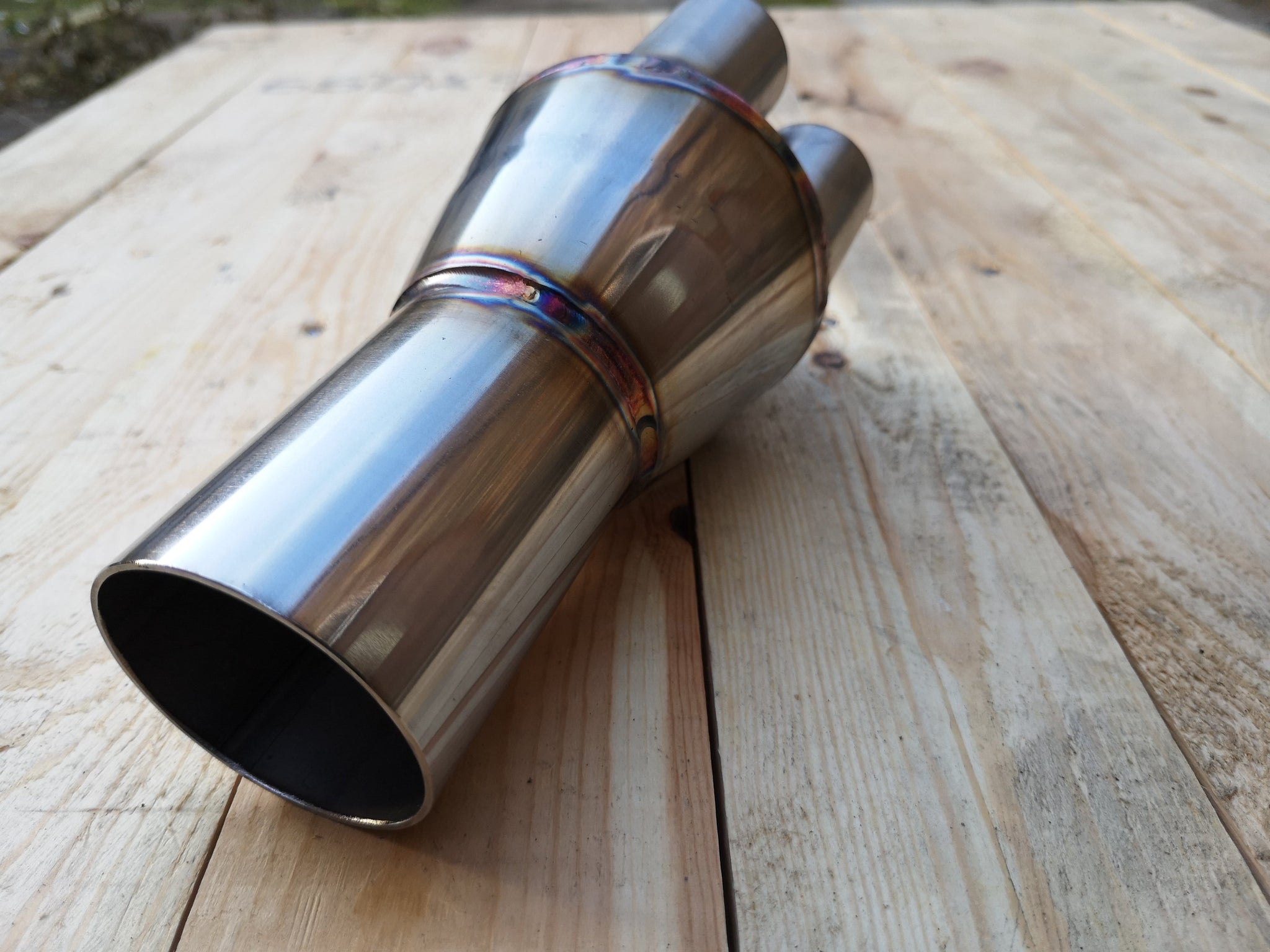 BMW K100/ K1100 Cafe Racer Exhaust Collector 4 to 1
